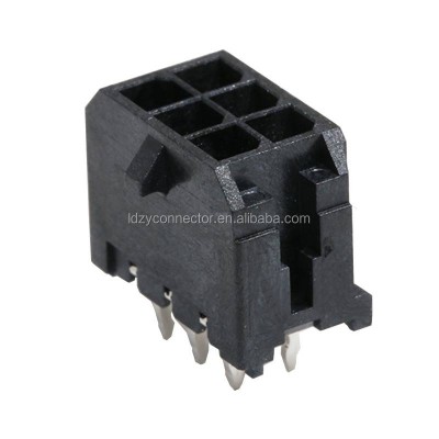 Molex 430450612 Micro Fit 3.0mm Pitch Equivalent 6 Pins Through Hole Pcb Connector C3030wvf Ldzy Made